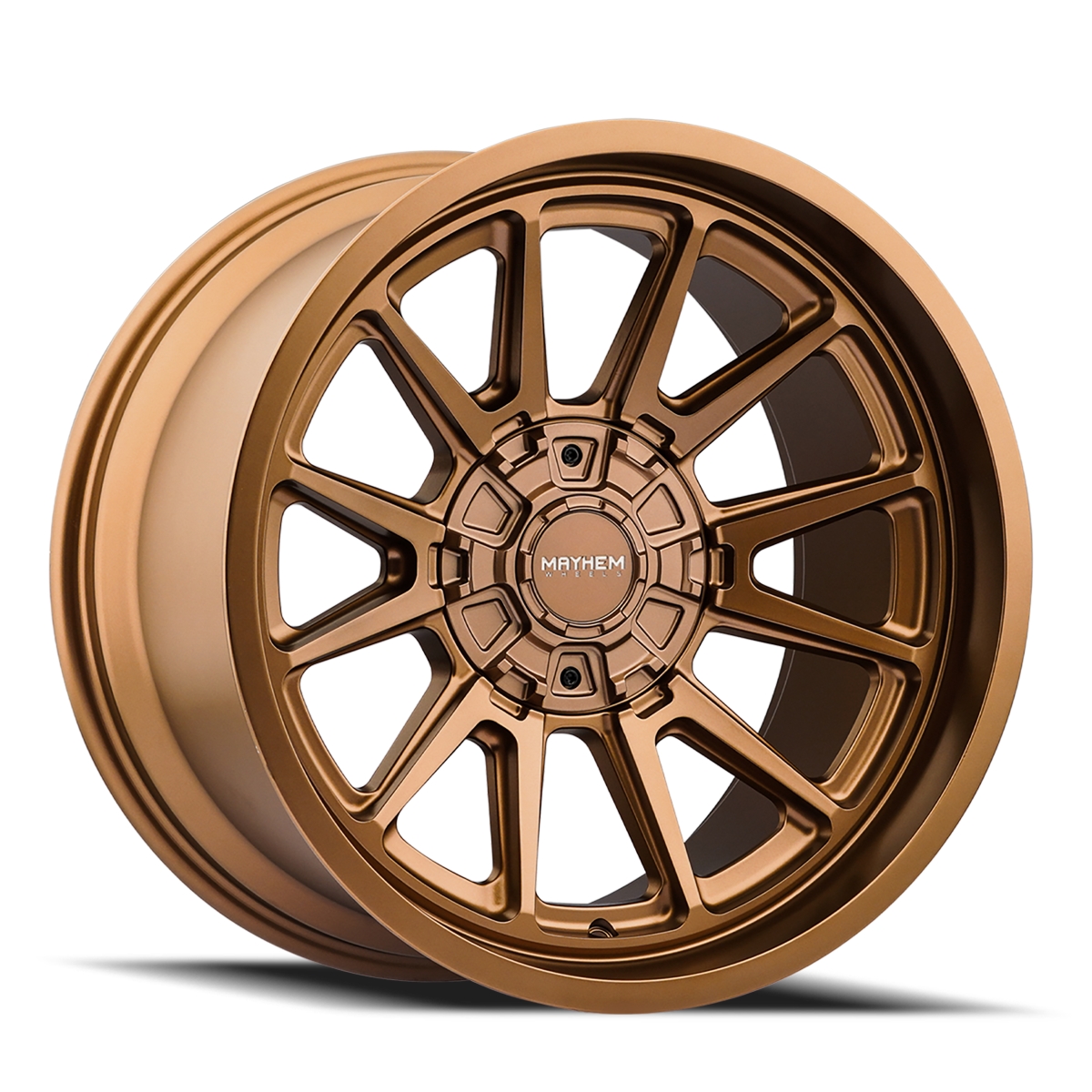8116-8978MZ Intrepid 8116 Satin Matte Bronze Wheel - 18 x 9 in., 8-180 mm, -12 mm Offset, 124.1 mm