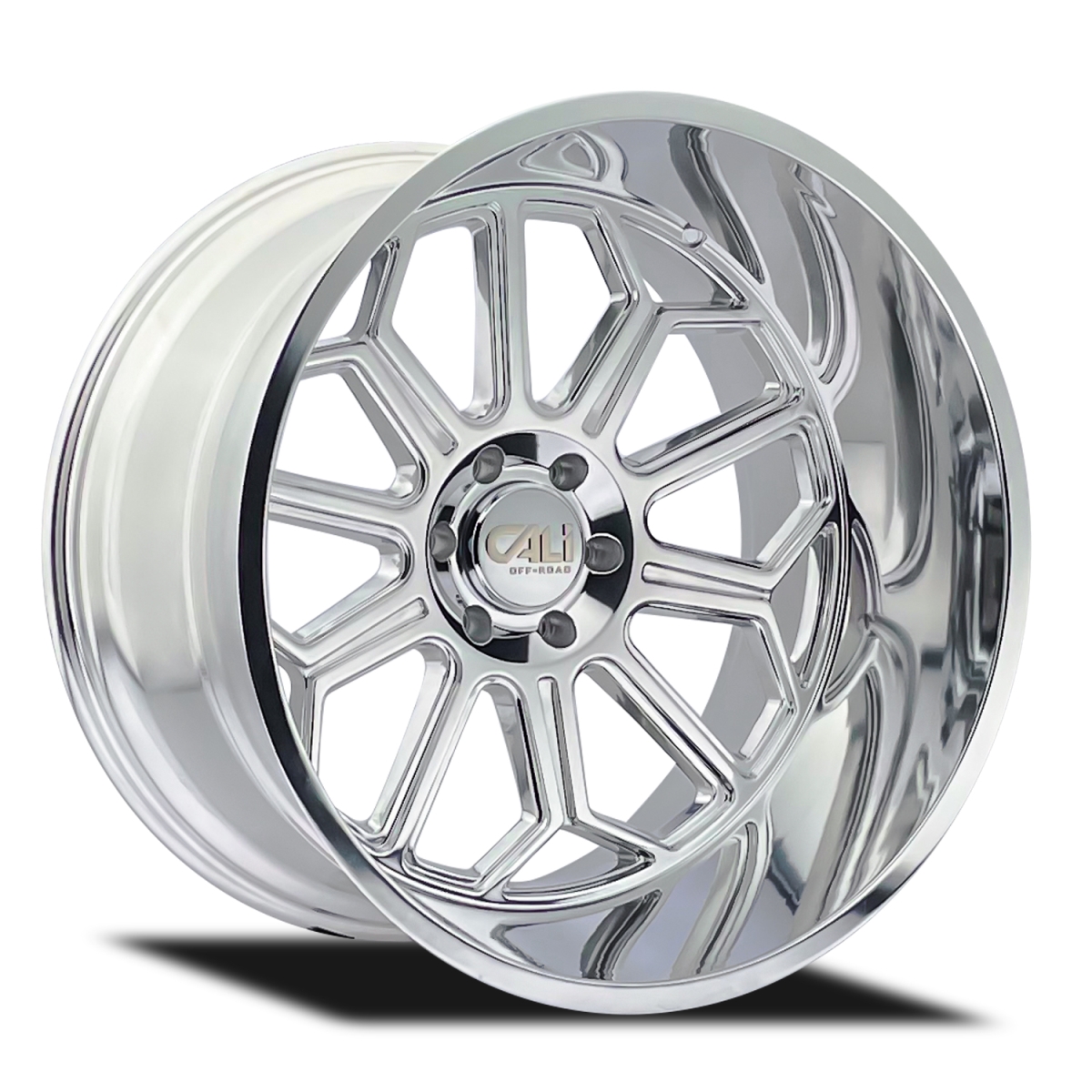 9117-2136P Auburn 9117 Polished Wheel - 20 x 10 in., 6X135 mm, -25 mm Offset, 87.1 mm