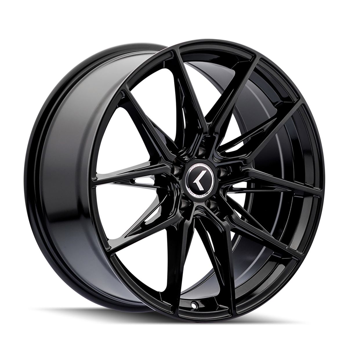 KR196-8812GB30 Evolve KR196 Gloss Black Wheel - 18 x 8.5 in., 5-120 mm, 30 mm Offset, 72.56 mm