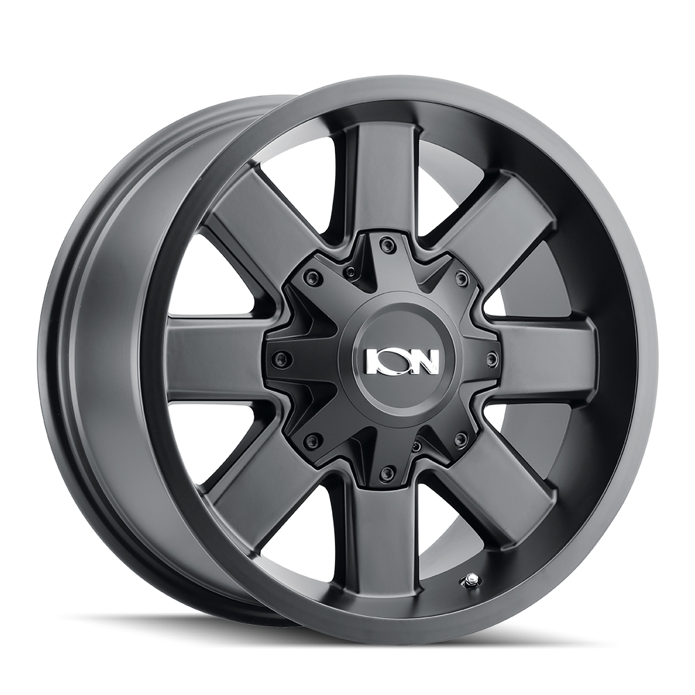 Ion 141-2981B18 141 Satin Black Wheel - 20 x 9 in., 8-165.1 mm, 18 mm Offset, 130.8 mm