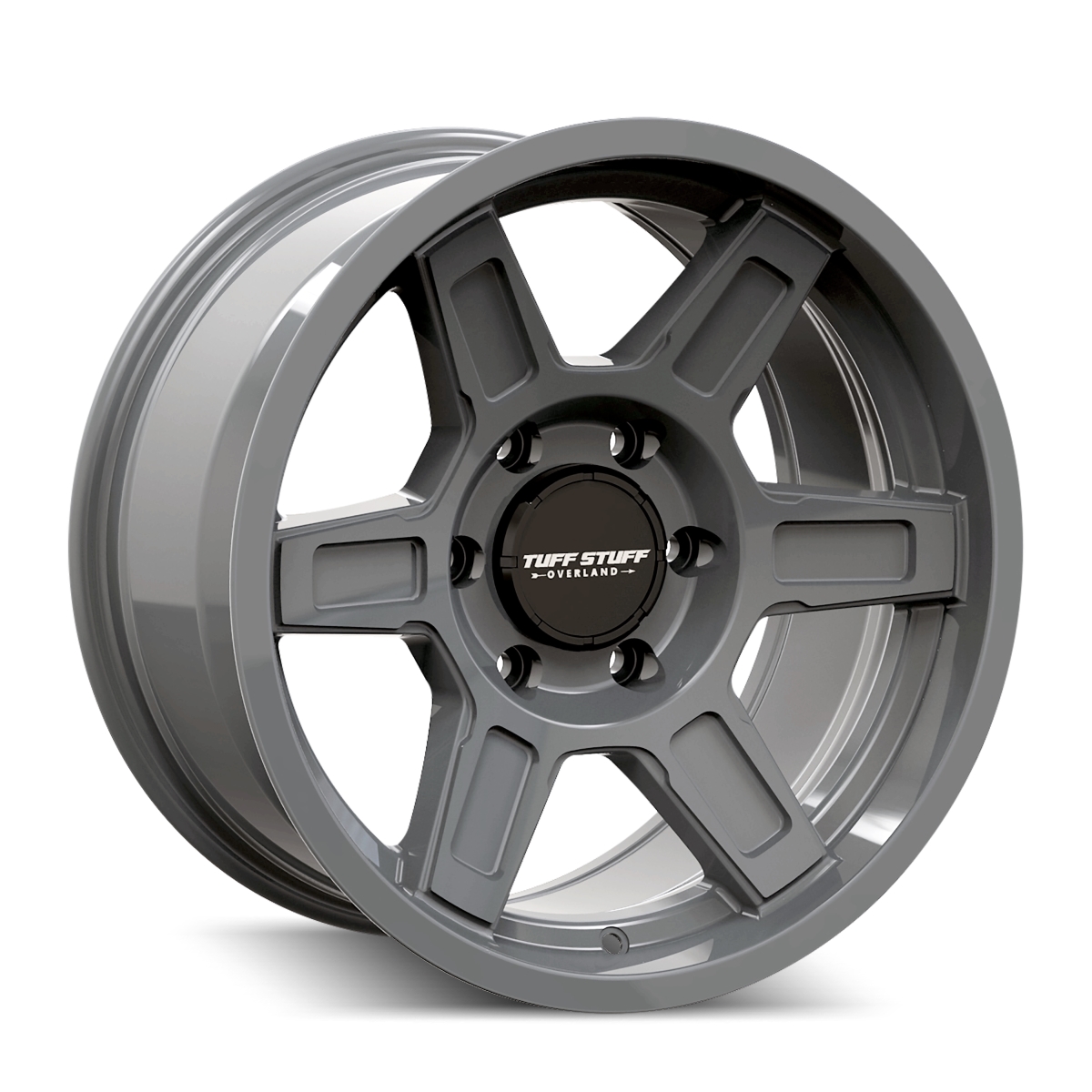 TS01-7873AG Ascent TS01 Alpha Gloss Grey Wheel - 17 x 8.5 in., 5-127 mm, 71.5 mm