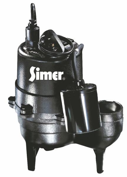 3963 Sewage Pump 0.5 HP Cast Iron Submersible