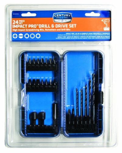 Picture of Century Drill & Tool 66945 Screwdriving Bit&#44; Drill Nutseter Set - 24 Piece