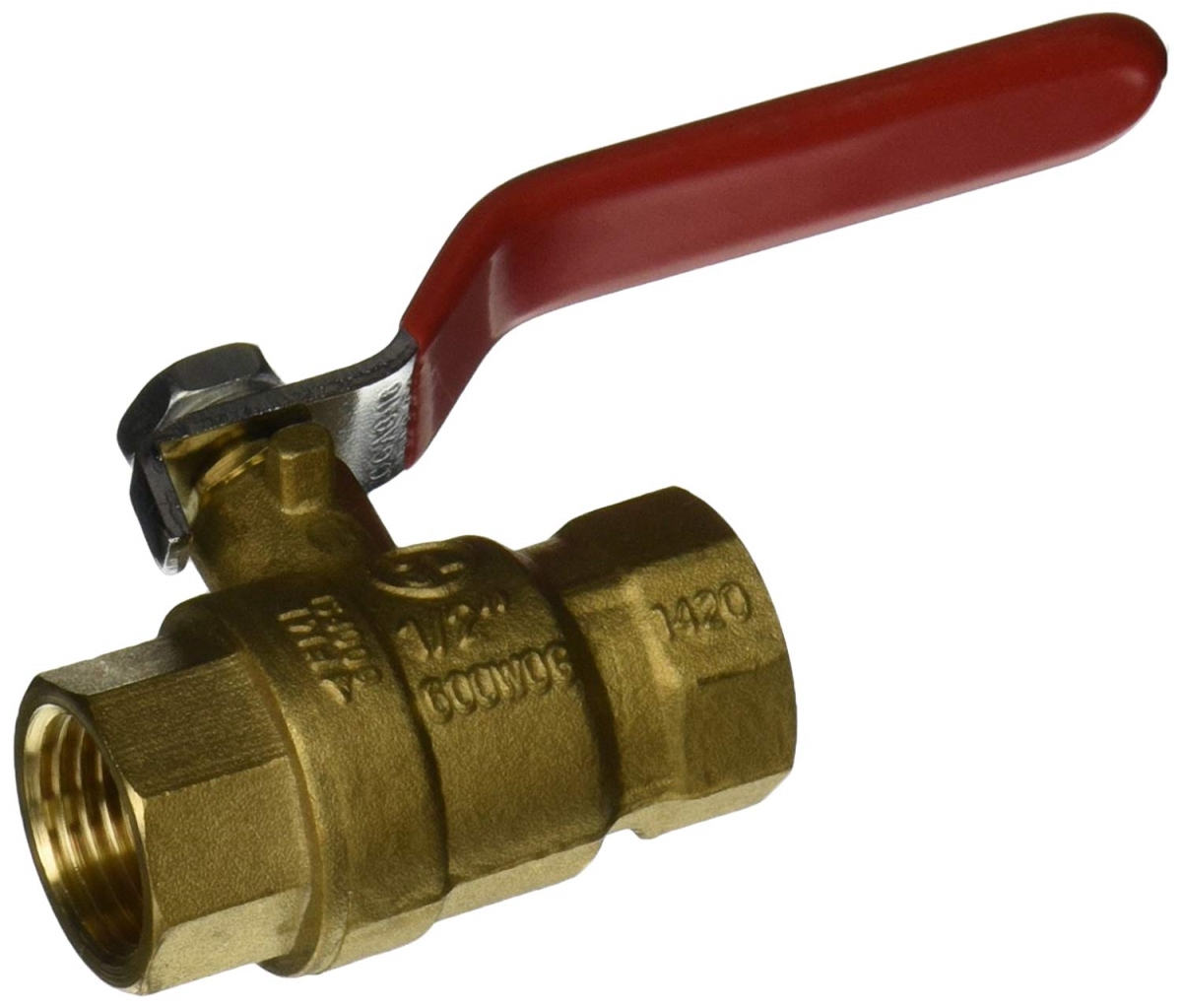 201512 Gas Ball Valve - 0.375 in. Ips Brass