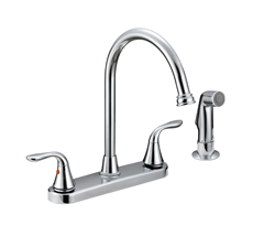 Faucet Kit 2TH Handle Cap J-Spray