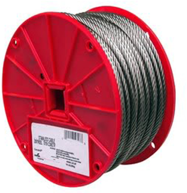 695937 Cable Uncoated 0.187 in. x 250 ft. Galvanized