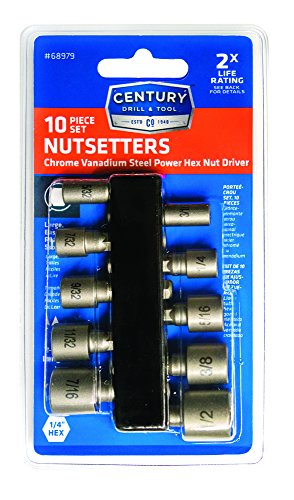 Picture of Century Drill & Tool 68979 Nutsetter Non-Magnetic Set - 10 Piece