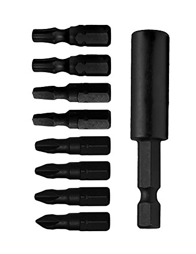 Picture of Century Drill & Tool 70507 Impact Pro Screwdriving BitSet - 9 Piece