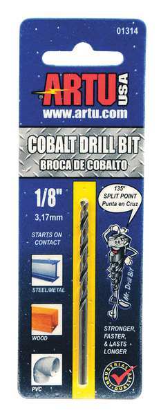 Picture of Artu USA 1314 Colbalt Drill Bit - 0.125 in.