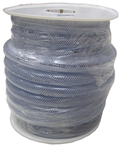0.75 x 1 in. Clear Braided Nylon Tubing 75 ft. Spool