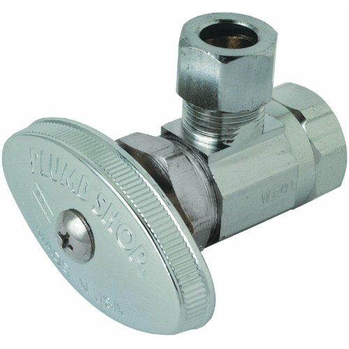 Angle Valve 0.375 Fip x 0.375 in. Cmp - Chrome