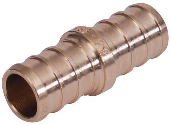 Pex Barb Coupling 0.5 x 0.5 in. Bulk