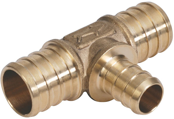 UC412LF 0.75 x 0.75 x 0.5 in. Pex Tee Bulk