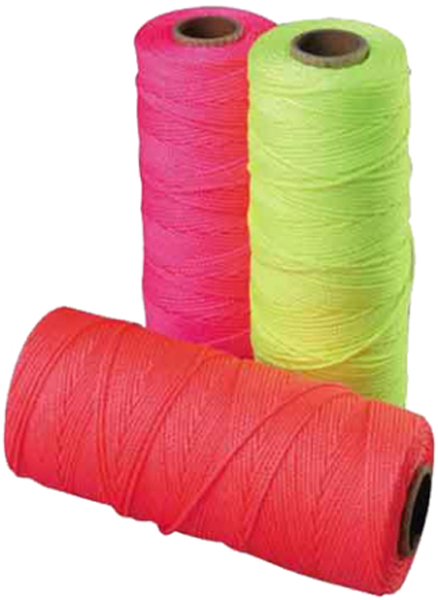No. 18 x 250 ft. Braided Nylon, Yellow Reel - 4 oz