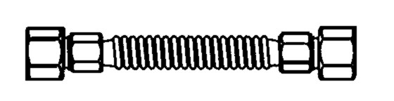 Gas Connector - 0.375 in. x 36 in.