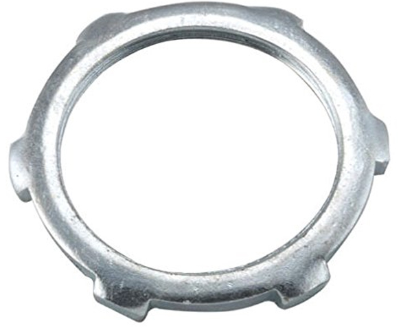 1192B4 Rigid Locknut Steel - 0.5 in.