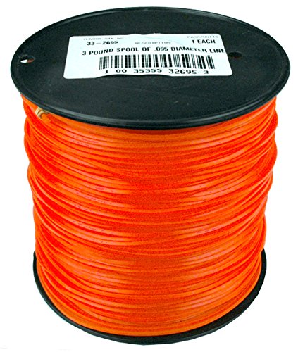 332695 Trimmer Line, Orange - 0.095 in. x 3 lbs
