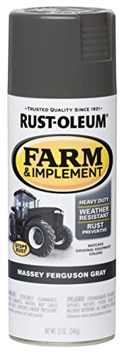 Rustoleum  Farm Paint, Massey Ferguson Gray - 12 oz