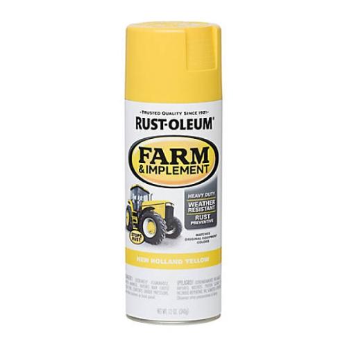 Rustoleum  Farm Paint, New Holland Yellow - 12 oz