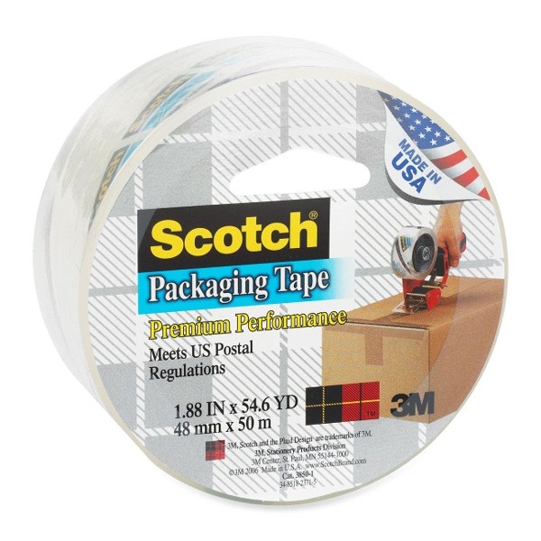 Picture of 3M 3850XCLEAR Packaging Tape Heavy Duty&#44; Clear - 1.88 in. x 54.6 yards