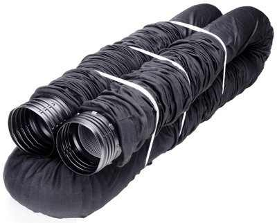 Flex Drain with Sock - 25 ft.