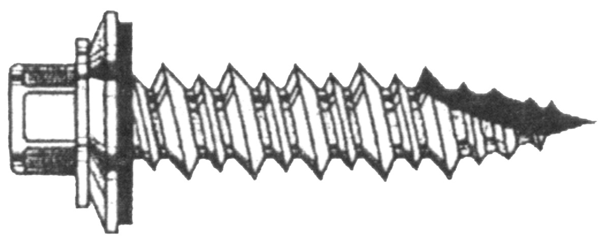 10112HL WH 1.5 in. Screw D-Grip Steel, White - Bag of 250
