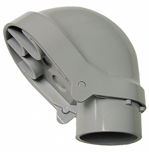 Conduit Fitting Cap, 3 in, Glue, PVC, PVC Coated