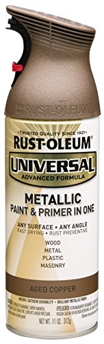 Rustoleum  11 oz Spray Paint Gloss, Metallic Aged Copper