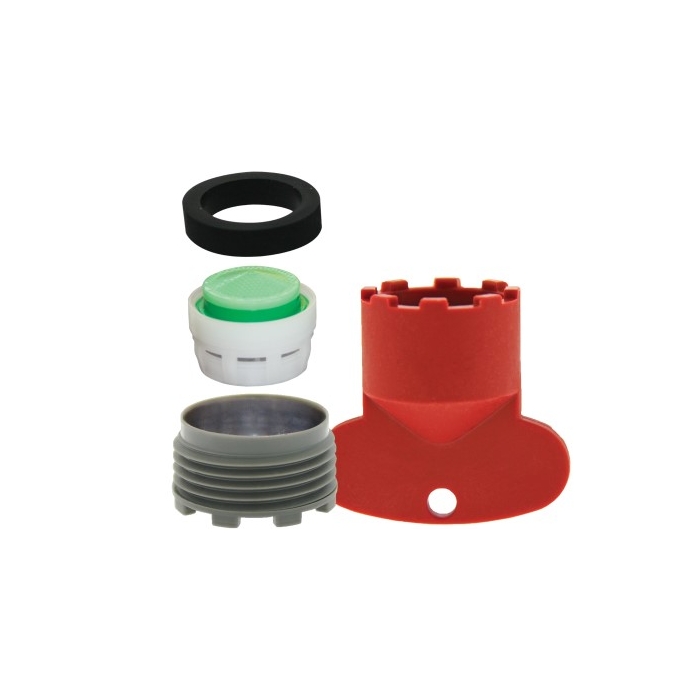 Recessed Cache Aerator - Chrome - 0.04 lbs - Durable Design