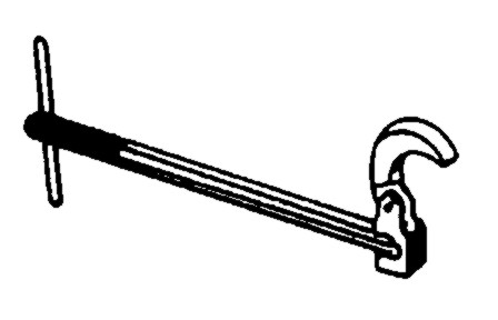 11 in. Basin Wrench Spring Loaded Jaw