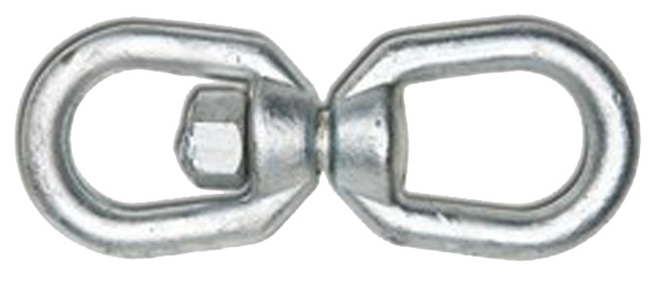 182-1-4 0.25 in. Galvanized Swivel Eye Forged