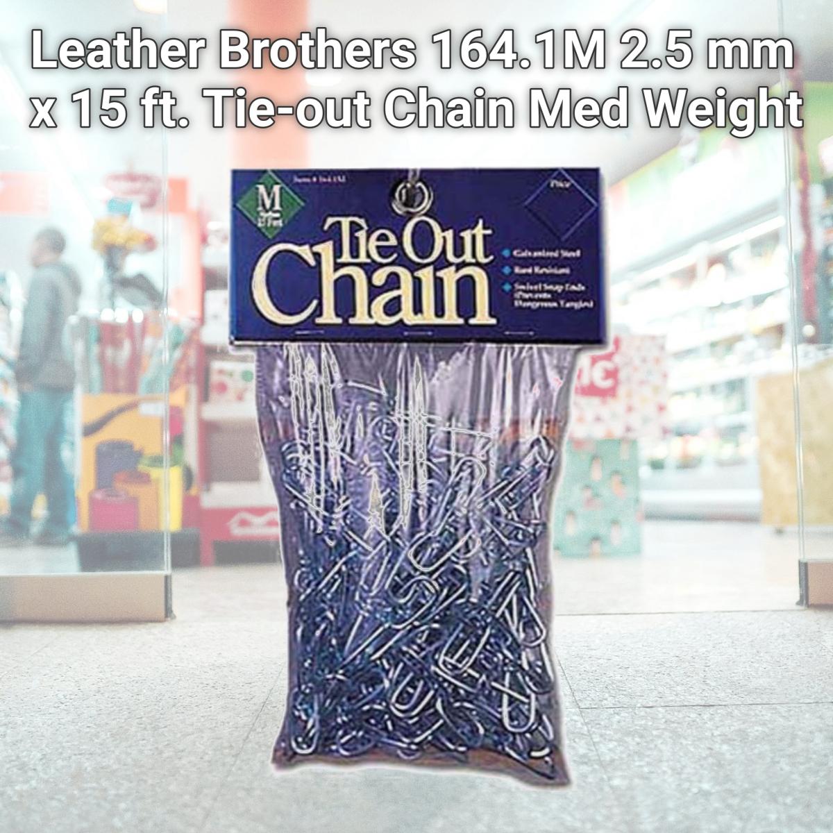 Picture of Leather Brothers 164.1M 2.5 mm x 15 ft. Tie-out Chain Med Weight