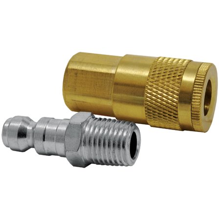 Tru-Flate Plug & Coupler Set - 0.25 x 0.25 in.