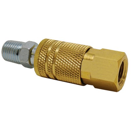 Industry & Milton NPT Plug Coupler Set - 0.25 x 0.25 in.