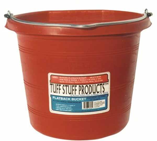 KMC-FB100RD 20 qt. Flat Utility Bucket, Red