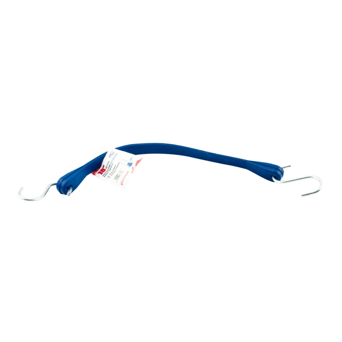 18 in Rubber Tarp Strap  Blue