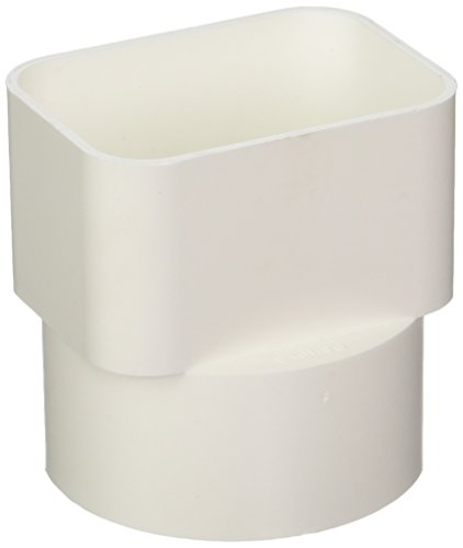 2 x 3 x 3 in. PVC Downspout Adapter