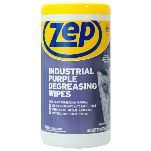 Picture of Enforcer Products ZUINDPRPL65 Zep Industrial Purple Degreasing Wipes