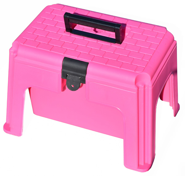 Picture of Tuff Stuff Products SSTPK Step Up Seat Tool Box Caddy&#44; Pink