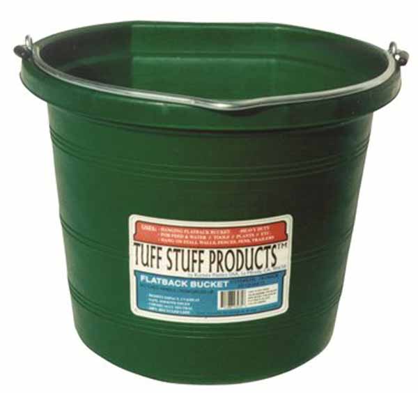 Flat Utility Bucket, Green - 20 qt.