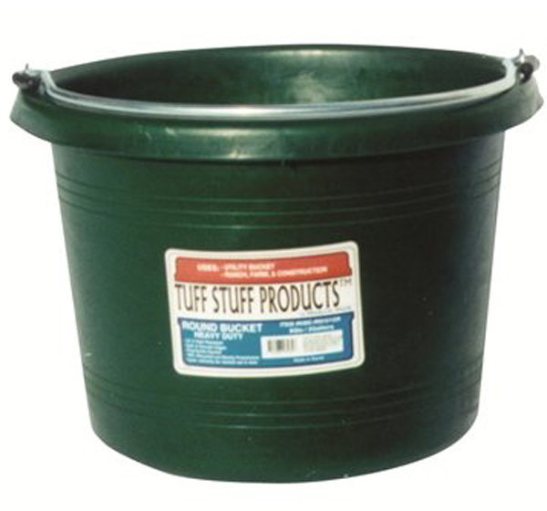 KMC-RN101GR 8 qt. Round Bucket, Green