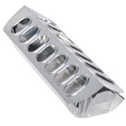GGF12 Galvanized Ground Feeder with Holes - 12 in.