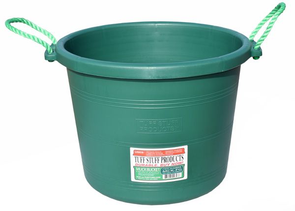 MCK-FG 70 qt. Muck Bucket, Forest Green