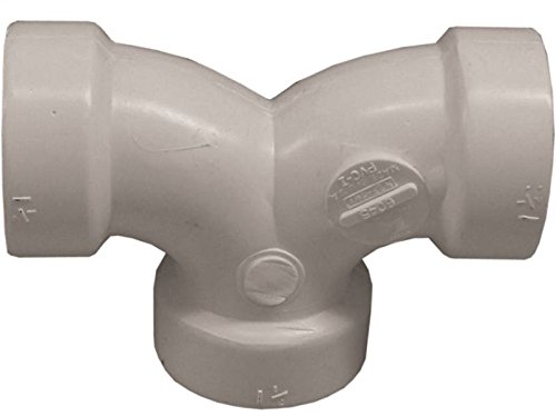 PVC 00327 0600HA 1.5 in. DWV Double PVC Elbow