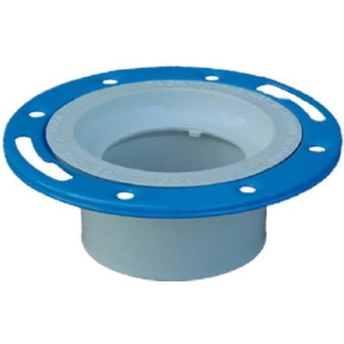 PVC 00812 0600HA 4 x 3 in. Closet Flange with Adjustable Metal Ring