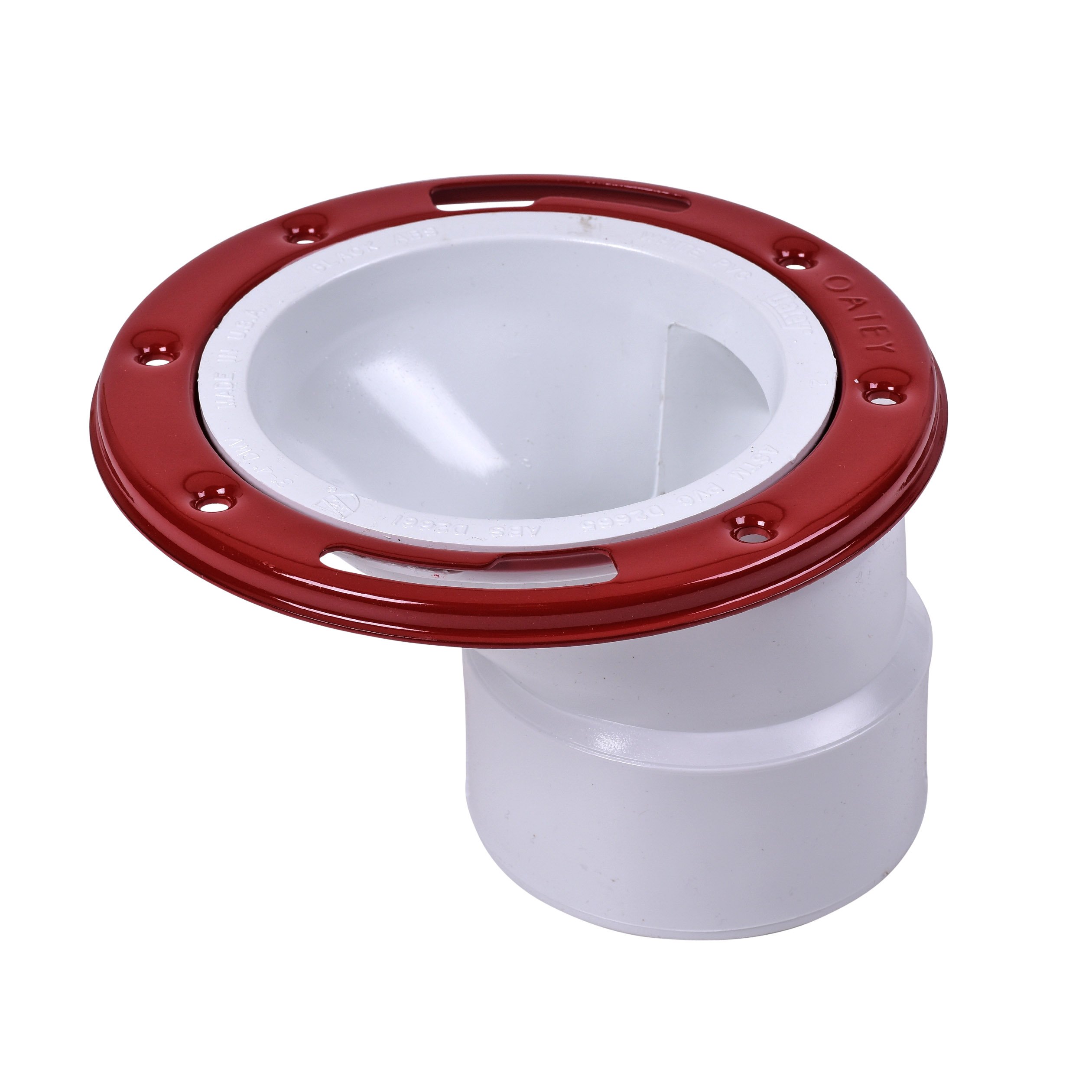 PVC 00820 0600HA 4 x 3 in. Offset Closet Flange with Adjustable Metal Ring