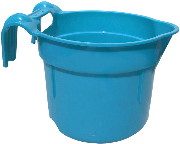 RDHBL 10 qt. Round Fence Hook Bucket, Blue