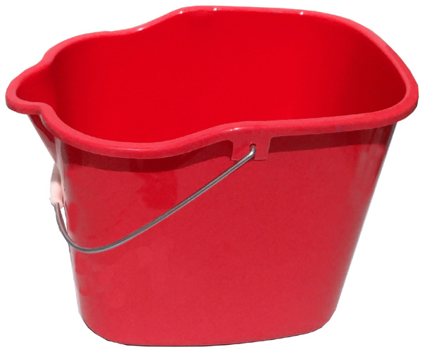 SB17RD 17 qt. Square Utility Bucket, Red