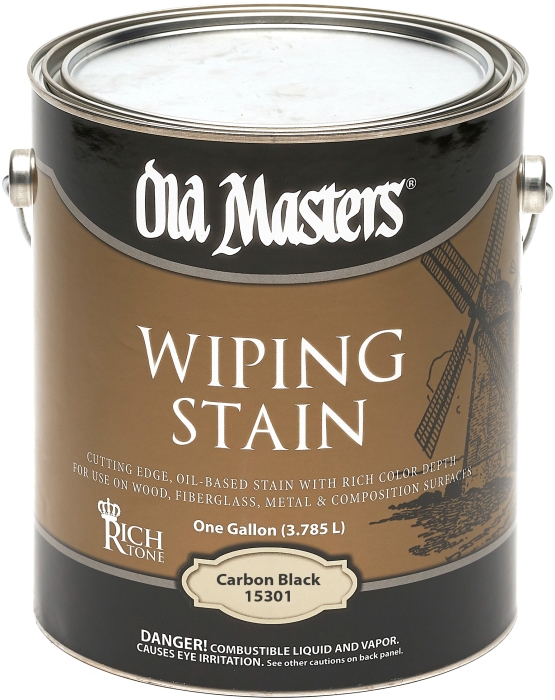 15301 Rich Tone Wiping Stain 1 gal  Carbon Black Pack of 2