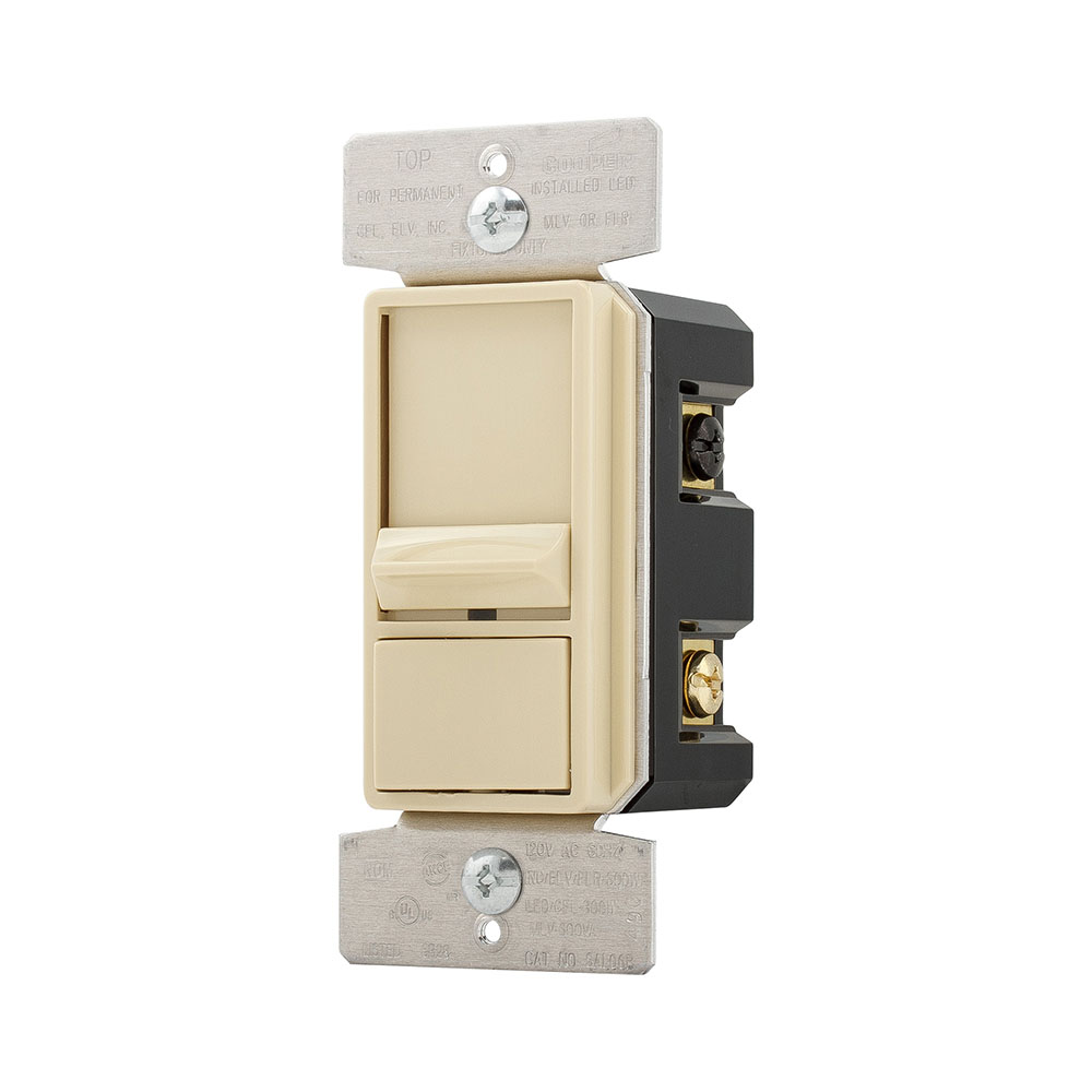 Full Slide Dimmer CFL LED - Ivory